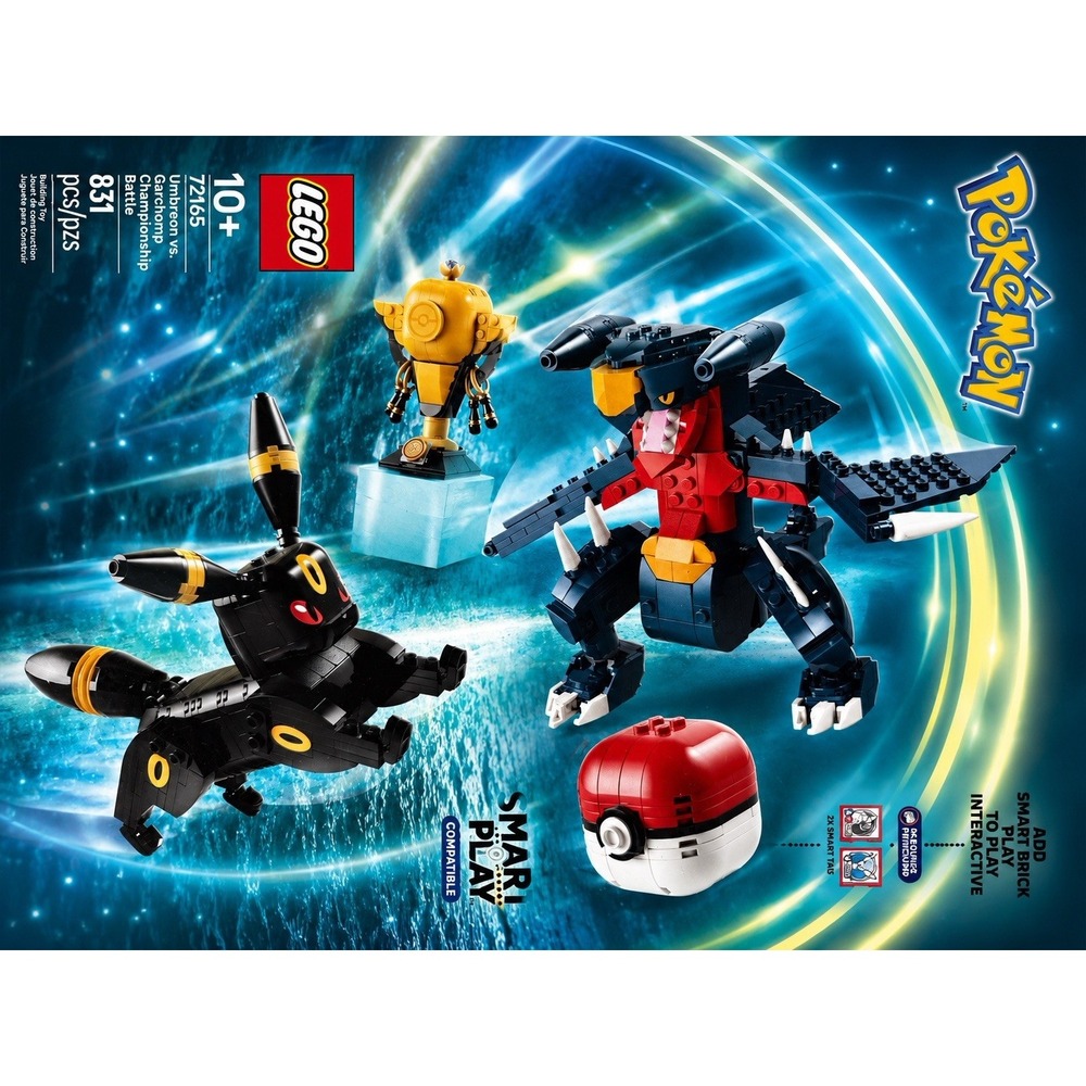 Lego Pokemon Smart Play Set 72165 Umbreon vs. Garchomp Championship Battle NEW